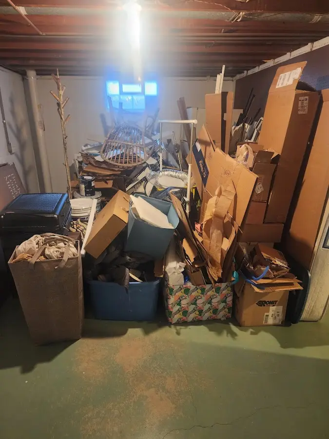 Roll-off dumpster container at job site for Construction Dumpster Rental in Galt